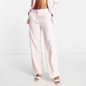 ASOS Selected Femme Pink Wide-Leg Women's Pants